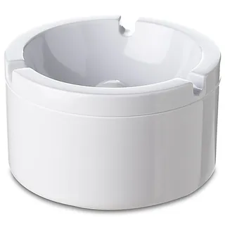 Mepal Aschenbecher mit Deckel 10 cm aus Melamin weiß