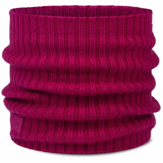 Buff Norval Merino Knitted Neckwarmer Orchid