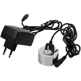 Ultraschall Nebelerzeuger, Fogger Terrarium Ultraschall Nebelmaschine Fogger Wasserbrunnen Teich Zerstäuber Luftbefeuchter mit Adapter für Brunnen Teich Aquarium (EU Stecker 100 240V)