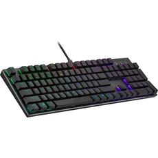 Cooler Master SK652 (IT, Kabelgebunden), Tastatur, Grau, Schwarz