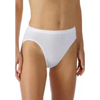 Jazz-Pants Slips MEY "Best Of", Damen, Gr. 38, weiß, Single Jersey, Obermaterial: 97% Baumwolle, 3% Elasthan, körpernah, Unterhosen Jazz-Pants Slips, hoher, hüftiger Sitz, ohne auftragende Seitennähte