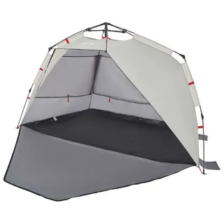 vidaXL Strandzelt 3 Personen Grau Quick Release Wasserdicht - Grau