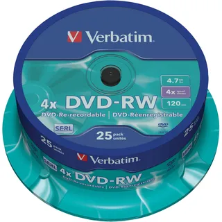 Verbatim DVD-RW 4,7GB 4x 25 St.
