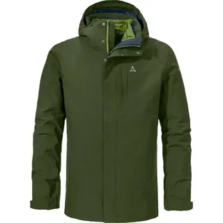Schöffel Herren 3in1 Wanderjacke mit Thermo-Innenjacke olive | 48