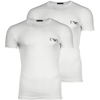 Emporio Armani Em001849_af14131 Kurzarm-baselayer 2 Einheiten - White / White - XL