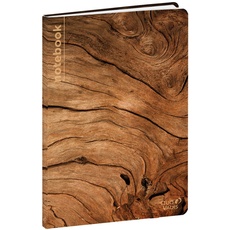 QUO VADIS - Kollektion: Atpire Notizbuch 24, recycelt, liniert, 16 x 24 cm, Holz