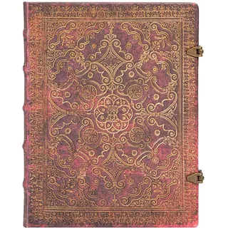 Paperblanks Equinoxe Karmin - Notizbuch Groß Liniert - Paperblanks