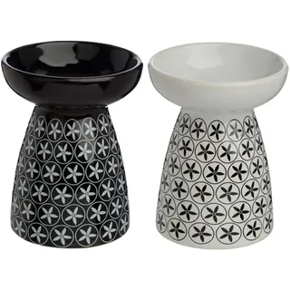 Puckator Brûleur à Huile et Fondant de Cire-Fleurs Duftlampe für ätherische Öle, Mehrfarbig, einzigartig