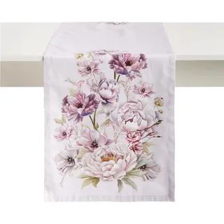 home&you Tischläufer Aurelis , Rosa , Textil , 40x1x180 cm , Heimtextilien, Wohntextilien, Tischwäsche, Tischläufer