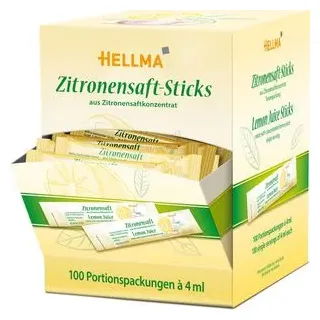 Hellma Zitronensaft, 100 x 4,0 ml