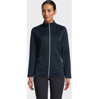 Sweatjacke JOY SPORTSWEAR "D SPORTJACKE DARYA", Damen, Gr. 46, night, Obermaterial: 100% Polyester. Futter: 77% Polyester, 23% Elasthan, Sweatjacken Sweatjacke, für Erwachsene, sportlicher Stil