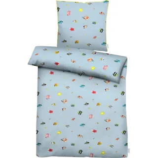 APELT Fidshi Fischdesign Bunt 135 x 200 cm + 80 x 80 cm