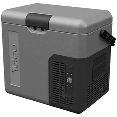 Bild ET18 Carbon Kühlbox Kühlschrank Gefrierbox Mini tragbare Elektrische Kühlbox mit Kompressor 12/24V DC für Auto, LKW, Boot und Steckdose mit USB-Anschluss, -20°C, Grau