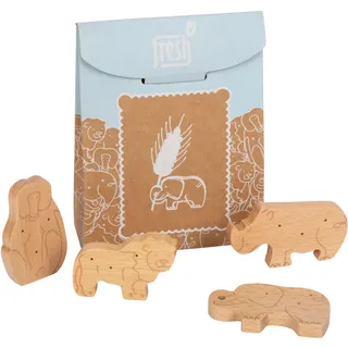 Small Foot Company Small foot Tierkekse Fresh aus Holz, Zubehör für Kaufladen und Kinderküche, Rollenspielzeug ab 3 Jahren, 12353