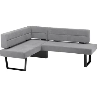 massivline & more Eckbank »Martina«, modernes Design, Gestell aus massivem Metall
