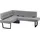 Eckbank »Martina«, modernes Design, Gestell aus massivem Metall