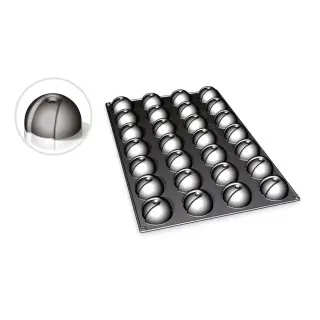 SCHNEIDER Silikon-Backform, Eclypse, schwarz, Form aus Silikon für Backöfen, Mikrowellen und Gefrierschränke, Abmessung: 400 x 600 mm, 70 x H 35 mm