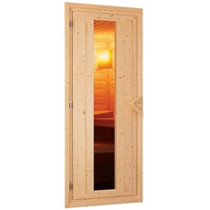 Bild von Sauna Anja Fronteinstieg, 9 kW Saunaofen mit externer Steuerung, für 3 Personen - beige