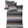 Rimini Gestreift Taupe 155 x 220 cm + 80 x 80 cm