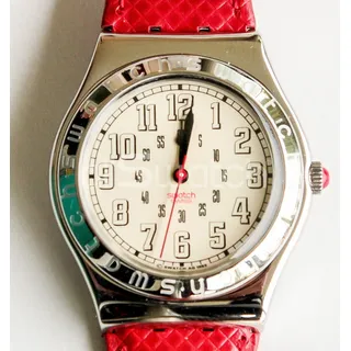 SWATCH IRONY Mittel 1995 - YLS103 - RED AMAZON - Neu