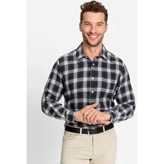 Marco Donati Flanellhemd, blau