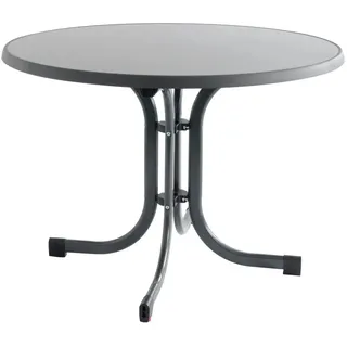 Siena Garden Klapptisch Ø 100 x 71 cm Anthrazit