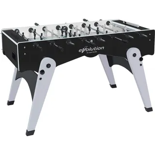 Garlando Tischfußball Foldy Evolution (schwarz/silber, Profistangen (PR))