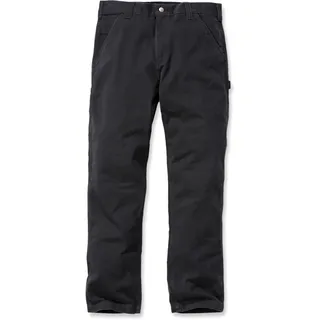 CARHARTT Washed Twill, Textilhose - Schwarz - W42/L32