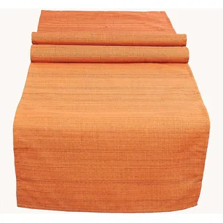 Outdoor Textilien meliert wetterbeständig 130 x 160 cm - terra - Orange