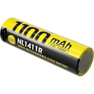 Nitecore Li-Ion Akku 14500, 1100mAh, USB-C,