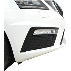 D070 Spoiler Flap Wing Dekor Set Folie selbstklebend für Auto Front Stoßstange (Carbon)