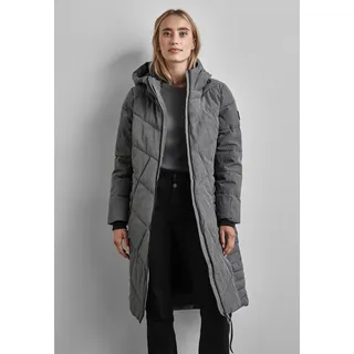 STREET ONE Damen, A201970 Lange Teflon-Jacke, Frost Grey melange), 36