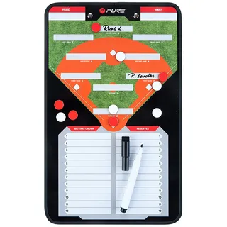 Pure2Improve Coach-Board Baseball 35×22 cm P2I100610 - Weiß