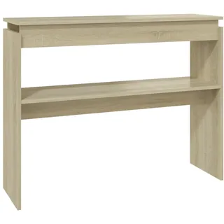 vidaXL Konsolentisch Sonoma-Eiche 102x30x80 cm Holzwerkstoff