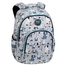 Bild von F003694, Schulrucksack BASIC PLUS DOGGY, Grey, 43 x 30 x 19 cm