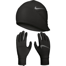 Bild von Damen Set Laufmütze + Handschuhe schwarz XS/S