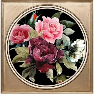 queence Acrylglasbild »Bunter Blumenstrauß II«, Blumen-Blumenbilder-Kunst-Pflanzen-Pflanzenbilder-Gemälde, Fine Art-Print in Galeriequalität, bunt