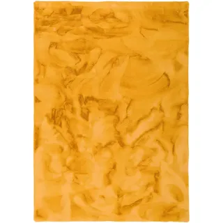 Pergamon Fellteppich Luxus Super Soft Plush , Currygelb , Textil , 90x160 cm , Teppiche und Böden, Teppiche, Schaffelle & Kuhfelle