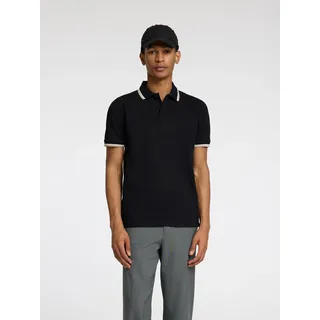 SELECTED HOMME Poloshirt »SLHSLIM-ATLAS SPORT SS POLO«, schwarz