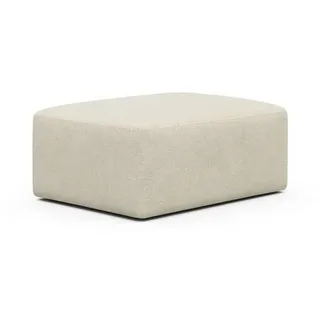 tenksom Pouf Rund Hocker 73 x 40 x 96 cm Weiß