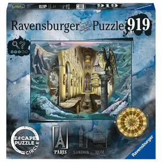 Ravensburger Puzzle The Circle in Paris, Escape The Circle Puzzle, 920 Teile, Geschenkidee, für sie oder ihn, Puzzle für Erwachsene