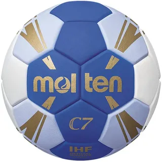 Molten Handball blau/weiß/Gold,