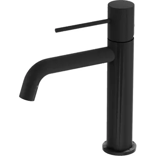 LAVITA Waschtischarmatur - Orion Matt Schwarz | Wasserhahn | Mischbatterie für Waschbecken | Waschtisch-Armaturen Badezimmer | Einhand-Waschtischbatterie