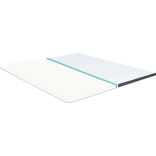 vidaXL Boxspringbett-Matratzenauflage 200 x 180 x 5 cm Mittelweich - Grau, Weiß