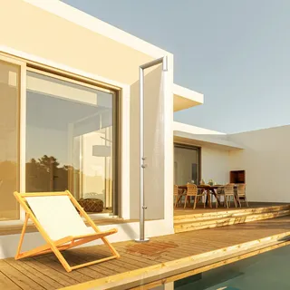 Bad Trends Gartendusche MAUII 316 Edelstahl, Freistehend, Silber