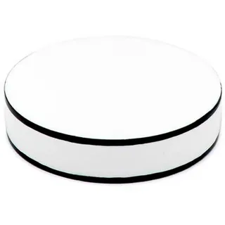 Sadena Seifenschale , Weiß , Keramik , 12x2.5x12 cm , Badaccessoires, Seifenschalen