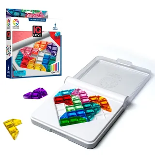SmartGames IQ Love Puzzle Game mit 120 Herausforderungen 2 Spielmodi 7+ Jahre