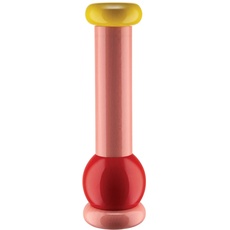Bild von Pfeffermühle Buchenholz, Rosa, Rot und Gelb, Durchmesser 49 cm