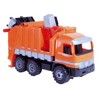 Mercedes Müllwagen aus Kunststoff, 64 cm, in einer Verpackung von 68 x 34 x 27,5 cm