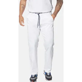 Schlupfhose JAN VANDERSTORM "Schlupfhose GJORVALD", Herren, Gr. 64, N-Gr, weiß, Obermaterial: 97% Baumwolle CO. 3% Elasthan EL., Hosen Schlupfhose
